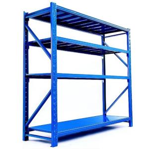 200kg Medium Duty Pallet Racking 50mm Metal Shelf Rack Assembly