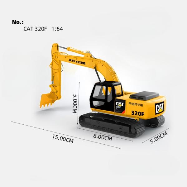 DM 85690 1/64 CAT320F L Hydraulic Excavator Diecast Alloy Model Collectible