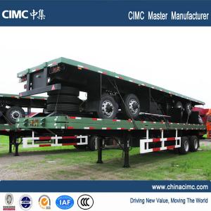 Quality 40 foot 20ft shipping container flatbed trailers for sale - CIMC Vehicle for sale