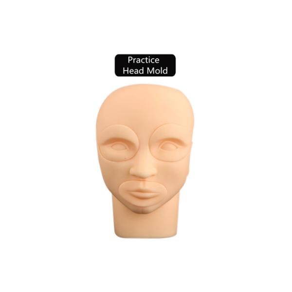 Emulsion Material Tattoo Practice Skin 3D Effect Silicone Head Model