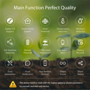 Advanced Wireless Smart Soil Sensor – Solar Charging & App-Controlled Monitoring