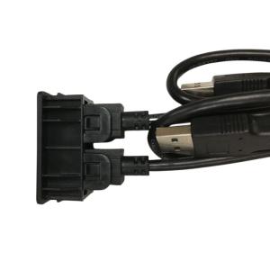 Car USB Charger Cable Wire Harnesses Customized For Mitsubishi Dash Mount