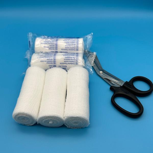 Medical First Aid Bandage 4m Stretch Gauze Wound Care Elastic Bandage Roll
