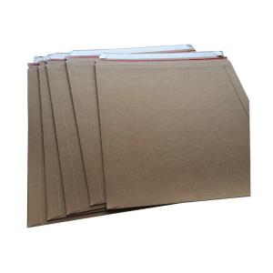 Durable 600gsm Eco Friendly Rigid Mailers Kraft Stay Flat Mailers