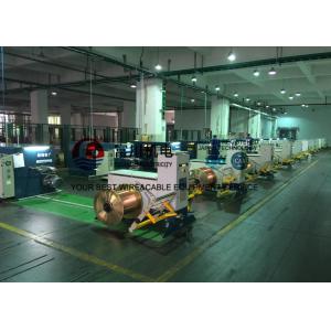 Quality Sky Blue Copper Cable Twisting Machine , Double Twist Bunching Machinery for sale
