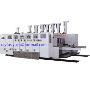 Auto Flexo Printer Slotter Die Cutter / Flexographic Box Printing Machine
