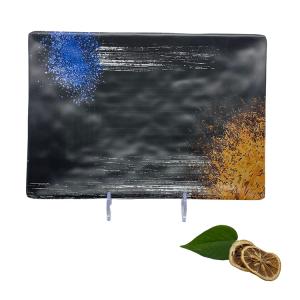 Quality Hotel Melamine Soup Plate Rectangle 12'' With Reliefs Texture for sale