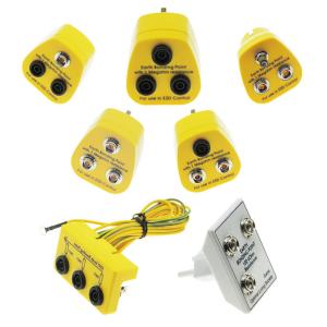 UK EBP 2X10mm Stud 1M Resistor Earth Bonding Point