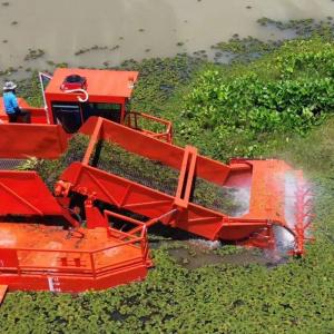 8m3 60 Kw Aquatic Plant Harvester With Full Automatic System