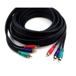 3RCA male to 3RCA male cable with golden plated