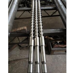 Pipe Extruder Conical Twin Screw Barrel