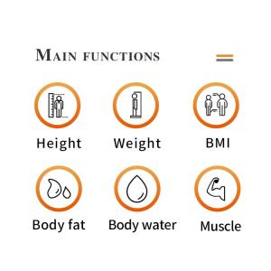 Body Fat Coin Operated Height Weight BMI Machine Health Voice