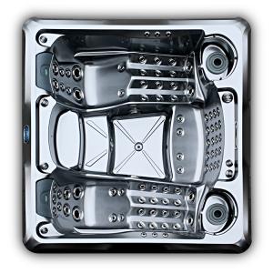 Balboa Control System Luxury Acrylic Hot Tub With Light Waterfall