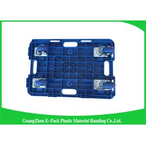 Industrial Big Load Capacity Plastic Dolly Cart , Recyclable Moving Equipment