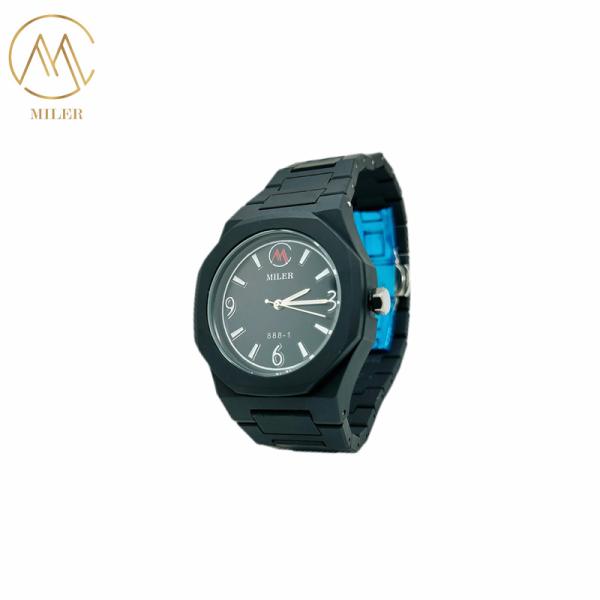 Waterproof 30ATM 7 Colors Quartz Wrist Watch With Stainless Steel Strap
