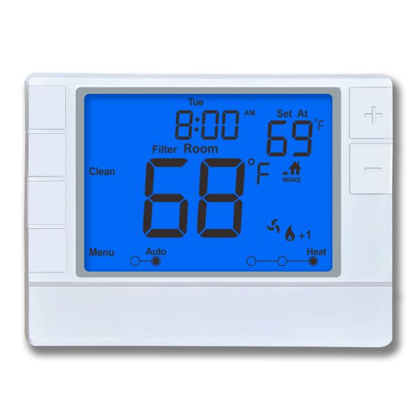 Coiiwsei DC Home air Conditioner Digital Regulation Non Programmable Home Electronic Thermostat for Heat Pump RTH721