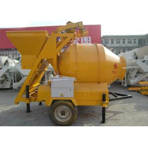 Hydraulic Tipping Hopper Concrete Mixer JZM500 Reversing Drum Mobile Electric