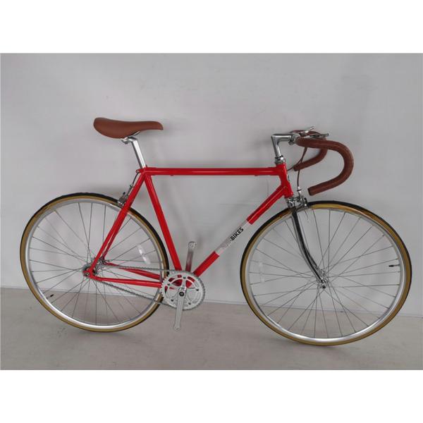 Custom Matt Black Fixie Bike Frame for Adults 700C Single Speed Urban Fitness Cruiser