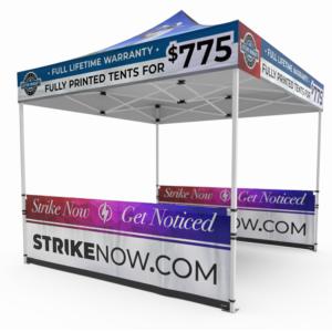 Waterproof Business Canopy Tents 3M X 3M , Anti UV Commercial Ez Up Tents