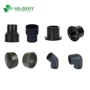 20mm to 355mm Black Oxide PE100 PE80 Water Pipe Anchor HDPE Fittings for Butt