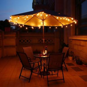 Hot Sale 25Feet G40 string light Multicolor LED Globe String Light Patio Wedding