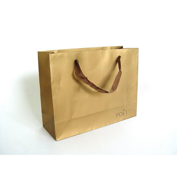 Brown Kraft Grocery Shopping Paper Carrier Bags with Handle