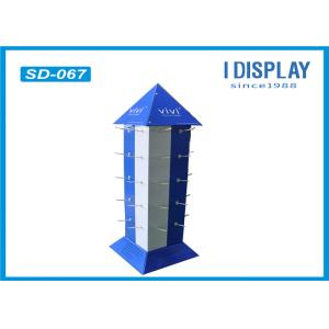 Promotional Cardboard Hook Display Stands , Recyclable Stationery Retail Display