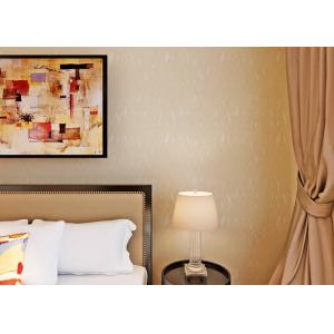 Flower Pattern Washable Vinyl Wallpaper , Modern Embossed Wallpaper PVC