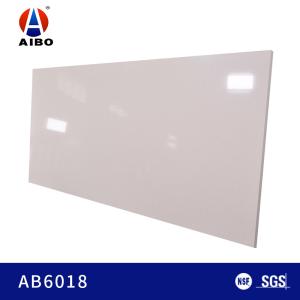 Indoor Decorative Material Artificial 6mm Carrara Quartz Slab