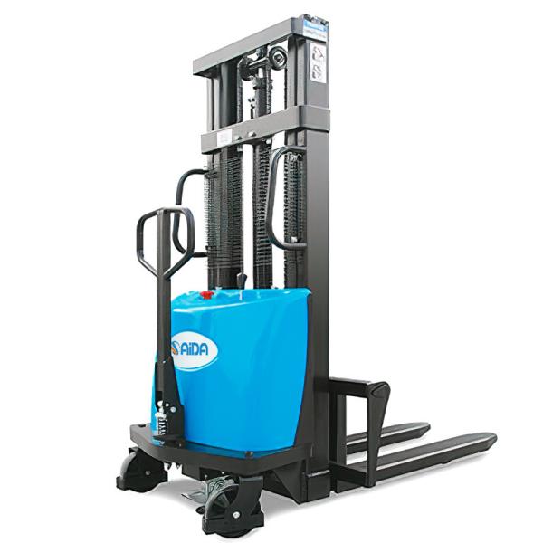 Semi-Electric Stacker 1500kg (3300lbs) Warehouse Material Handlinglift Height