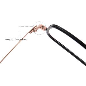 IP Plating Pure Acetate Titanium Glasses , Stable Clear Lens Glasses