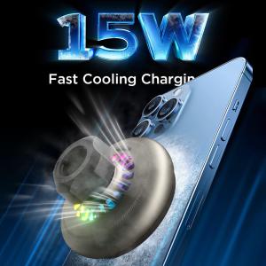 Multiple Lighting Adjustments Magnetic Car Wireless Charging Bracket With Starry