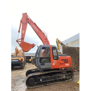 12 Ton Original Japan Used Hitachi ZX120 Crawler Excavator With 66KW Engine