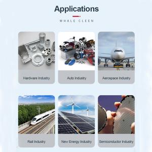 Three Tanks PLC Automatic Ultrasonic Cleaning Machine With Mechanical Robot Arm