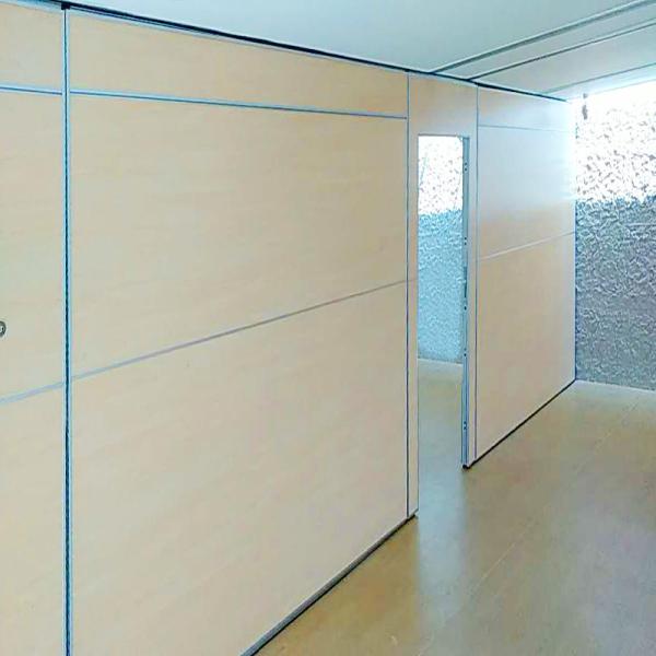 Auditorium Interior Wooden Folding Partition Walls with Aluminum Frame