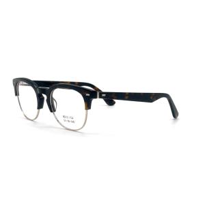 BD131 Retro Round Acetate Metal Glasses