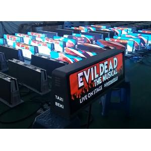 Oudoor P6 HD Full Color LED Car Roof Sign Display IP65 Waterproof