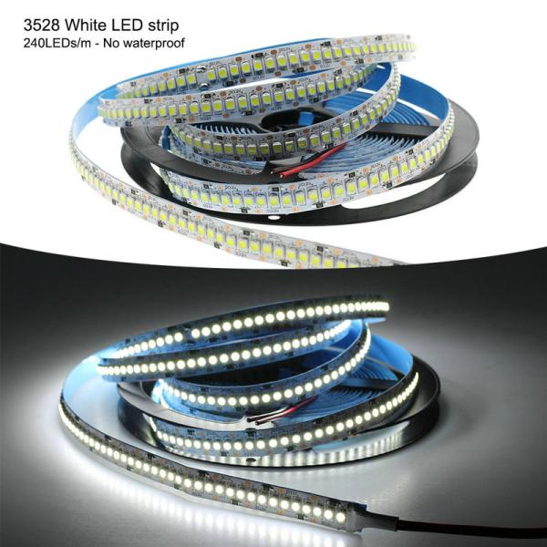 Warm White Led Strip RGB Neon Strip 3528 / 2835 5M 12v Dc Led Strip Lights