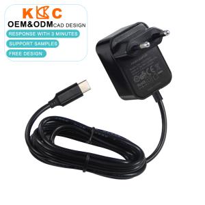 36W USB-C 12V 3A EU Power Adapter with CE FCC Certification