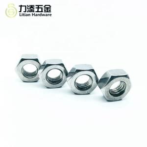 Ti Nature Hex Nut 8mm Stainless Steel Nuts For Machine DIN 934