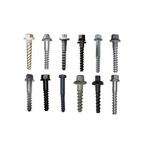 Carbon Steel Screw Spikes Rail Fasteners Factory Custom