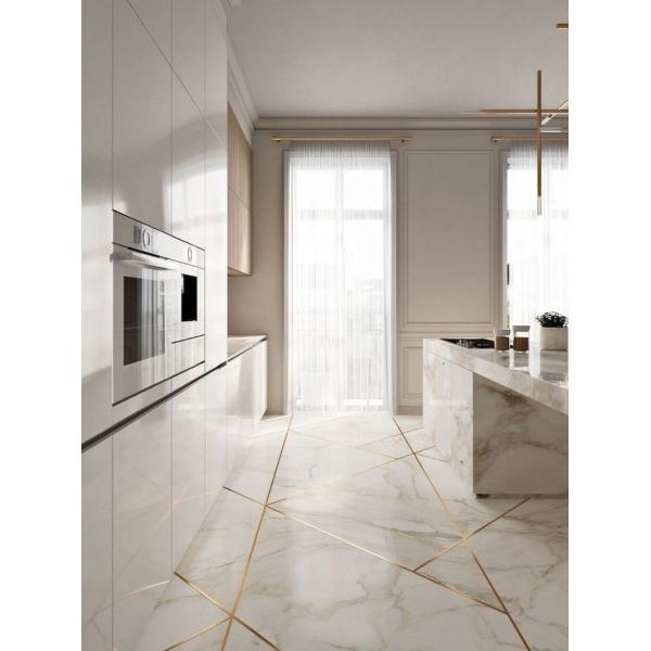 Brass Edge Trim For Tiles 2.5m Ceramic Tile Decoration