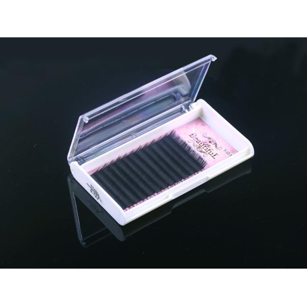 Individual Natural False Eyelashes Long Lasting False Eyelashes J / B / C / D Curl