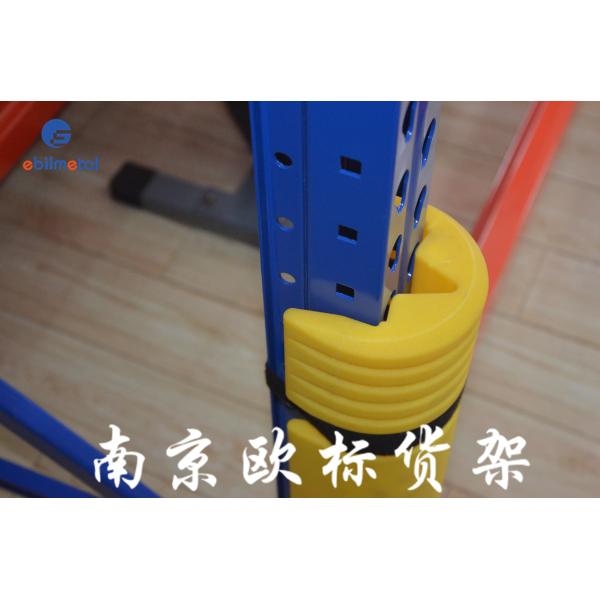 Steel Upright Round Warehouse Column Protectors , Concrete Column Protectors