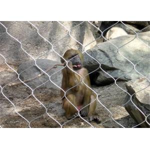 SS316 Material Animal Enclosure Mesh Stainless Steel Wire Rope Zoo Mesh