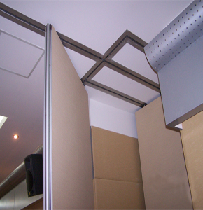 Interior Door Folding Internal Doors For Meeting Room 85mm Panels