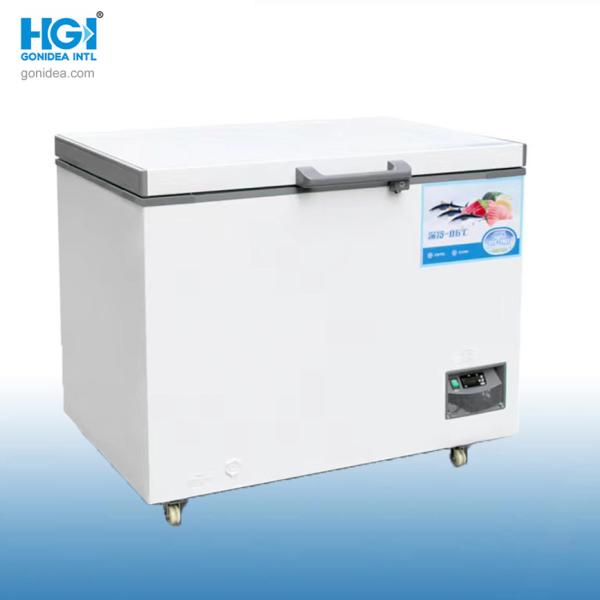 308L -86c Low Temperature Freezer Stainless Steel Inner 10mm Foaming Single Door Cooling Freezer