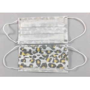 Adjustable Nose Piece Camouflage Non Woven Fabric Earloop Mask