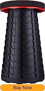 collapsible stool retractable folding telescopic telescoping foldable adults camping picnic BBQ