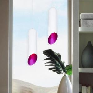 Small Cylindrical Pendant Hanging Lighting Simple Modern Led Cool Bar
